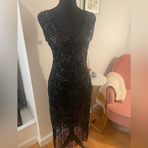 NWT 🔥 Unique Vintage Sequined 1920s Flapper Style Dress!
